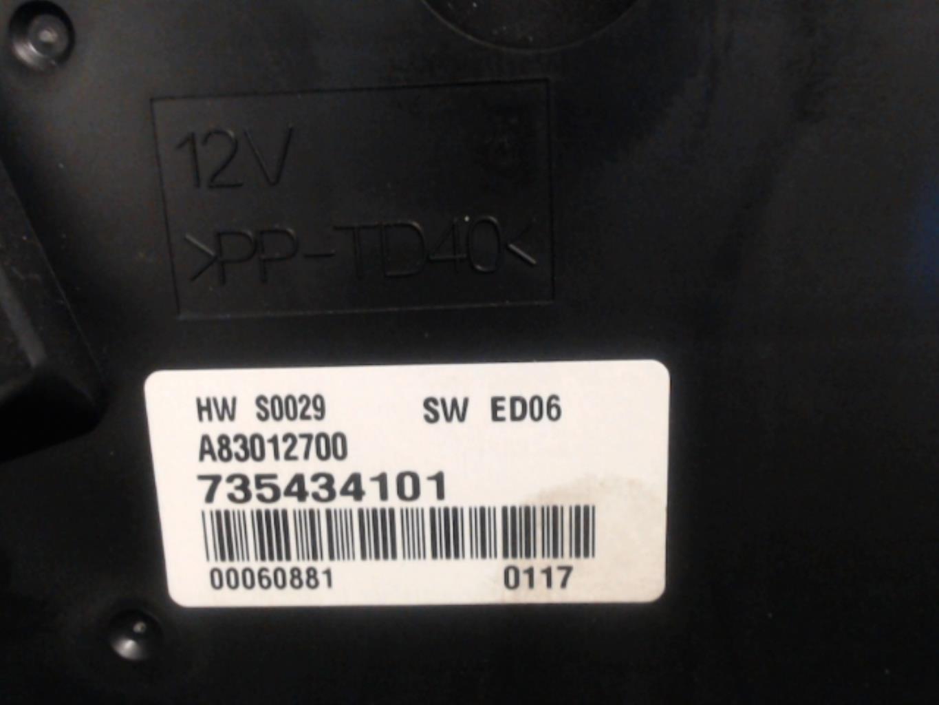 Commande chauffage LANCIA YPSILON 4 PHASE 2 Diesel - 1