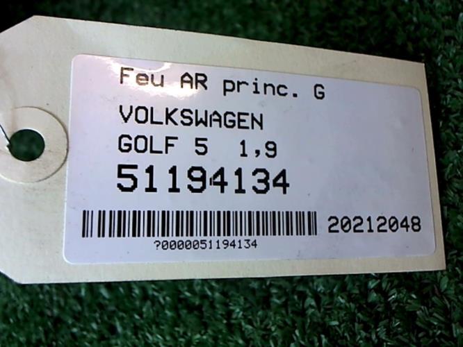 Image Feu arriere principal gauche (feux) - VOLKSWAGEN GOLF 5