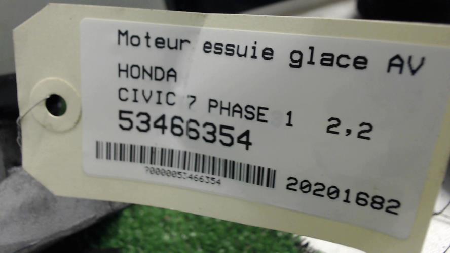 Image Moteur essuie glace avant - HONDA CIVIC 8