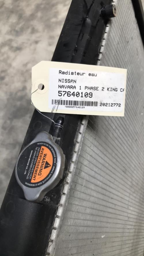 Image Radiateur eau - NISSAN NAVARA 1
