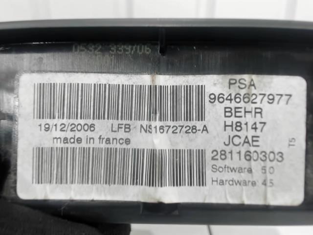 Commande chauffage PEUGEOT 307 PHASE 2 BREAK Diesel - 1