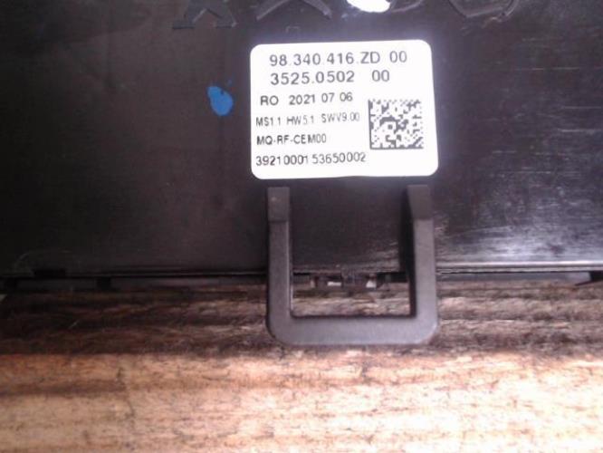 Image Commande chauffage - PEUGEOT EXPERT 3