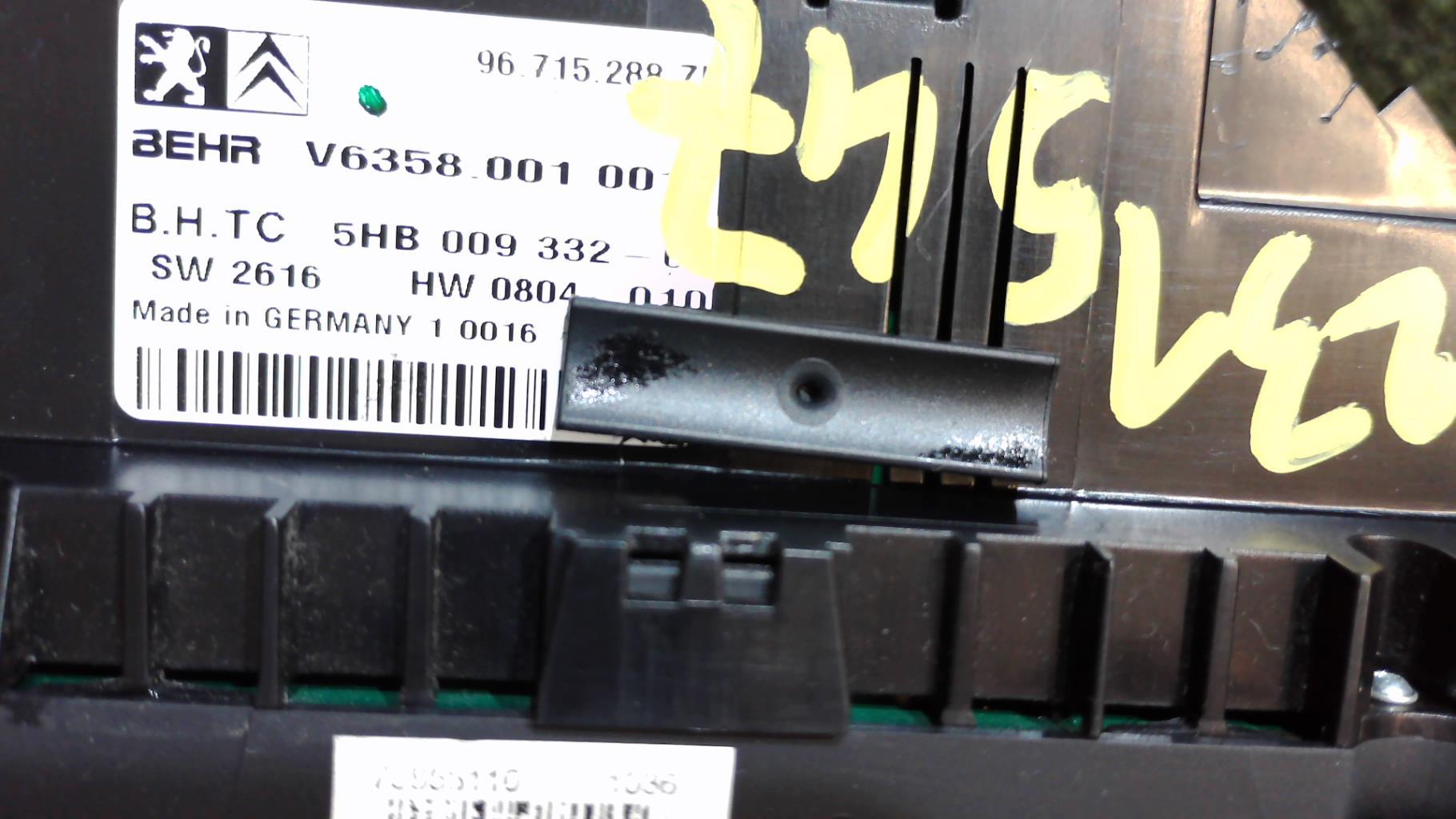Commande chauffage CITROEN C5 2 Diesel - 1