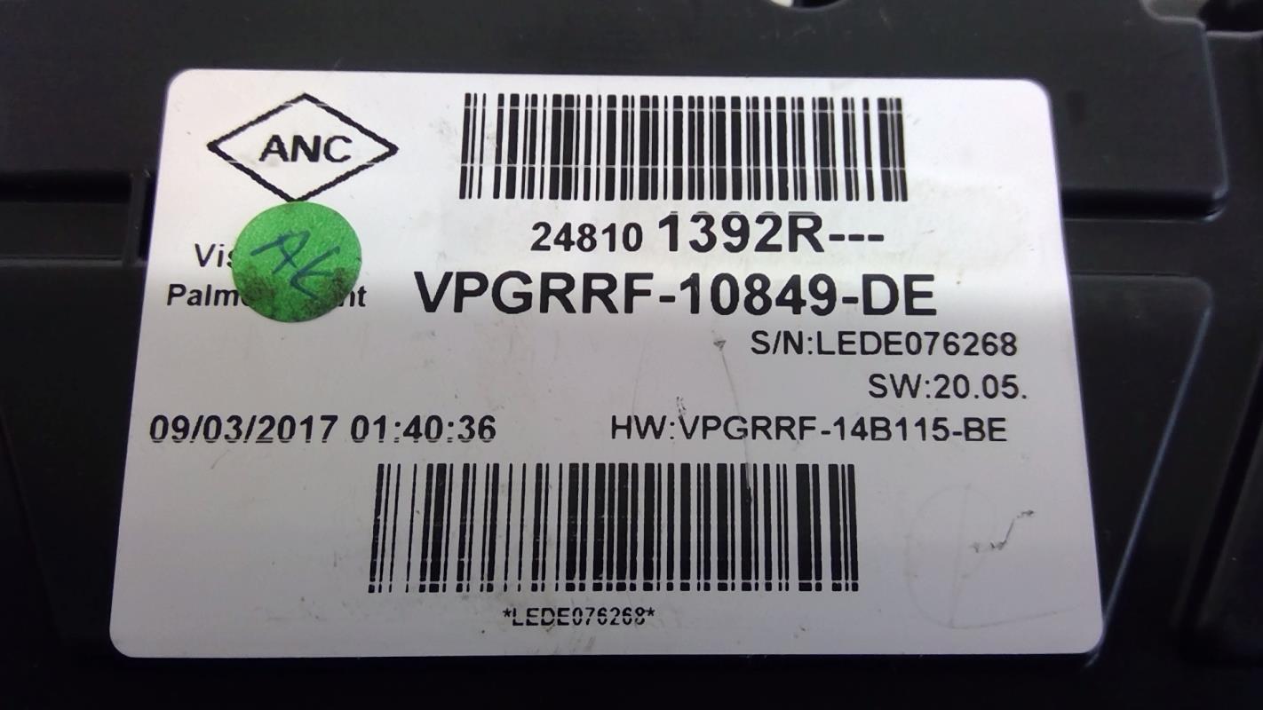 Compteur RENAULT CLIO 4 PHASE 2 Diesel - 1