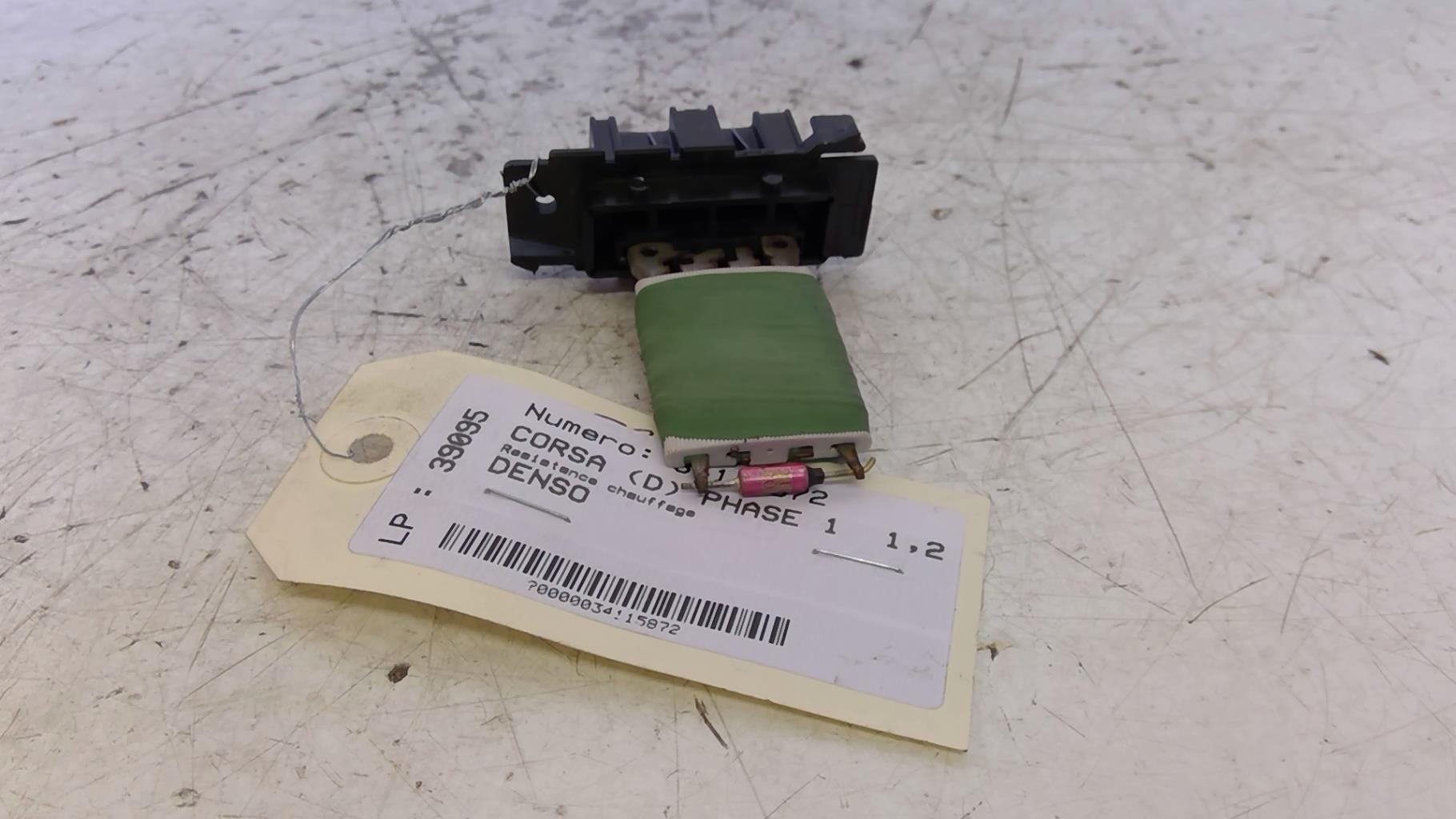 Resistance chauffage OPEL CORSA D PHASE 1 GPL - 1