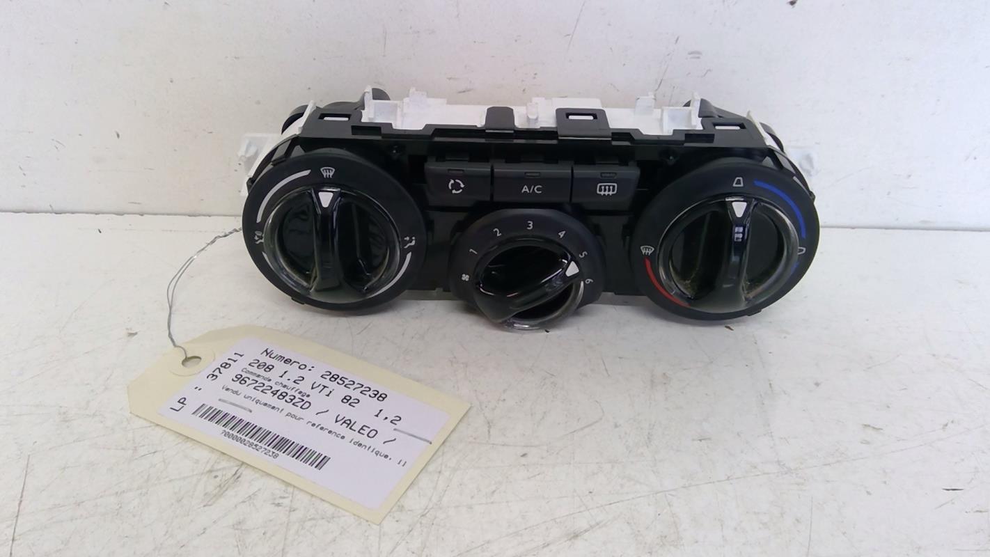 Commande chauffage PEUGEOT 208 1 PHASE 2 Essence - 1
