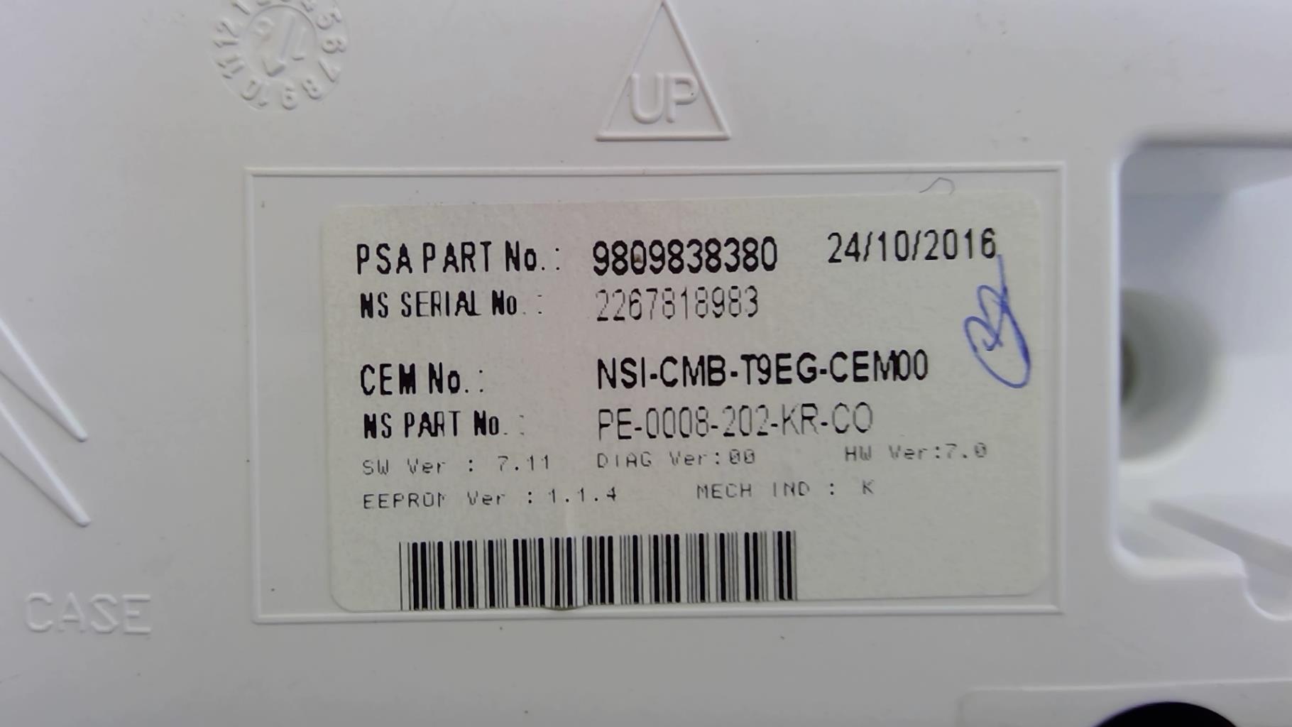 Compteur PEUGEOT 308 2 PHASE 1 Diesel - 1