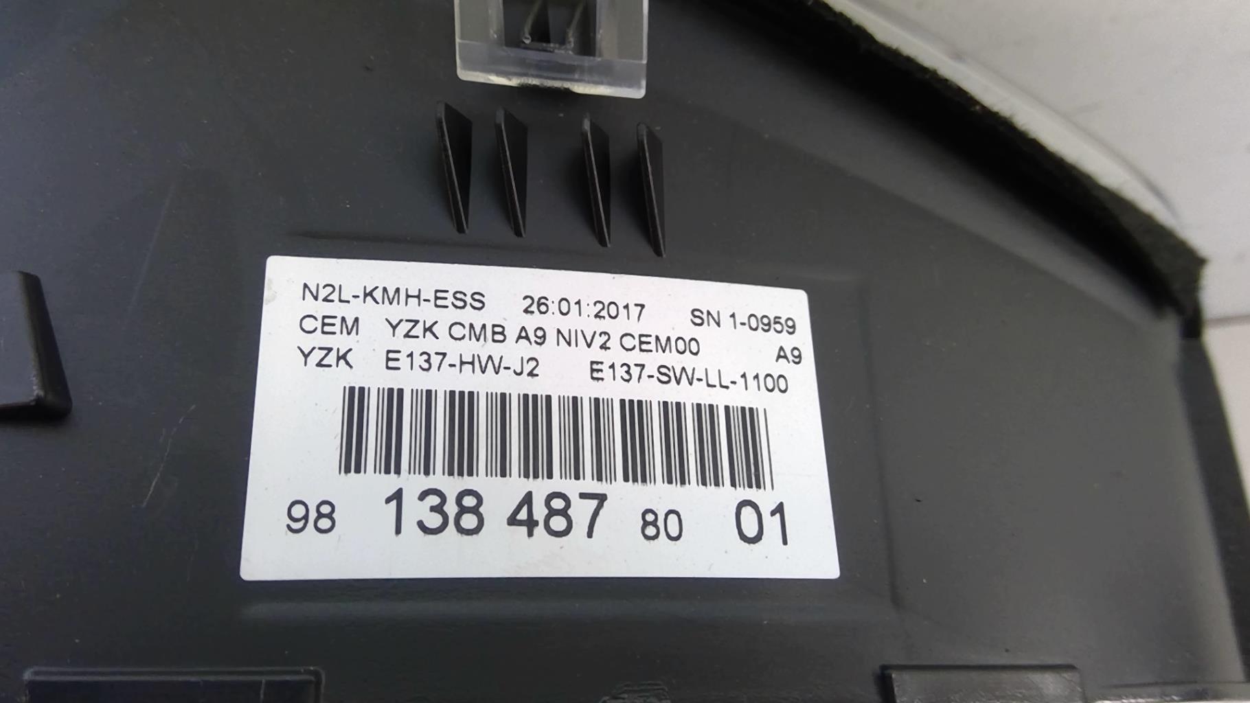 Tachimetro PEUGEOT 208 1 PHASE 2 Gasolina - 1