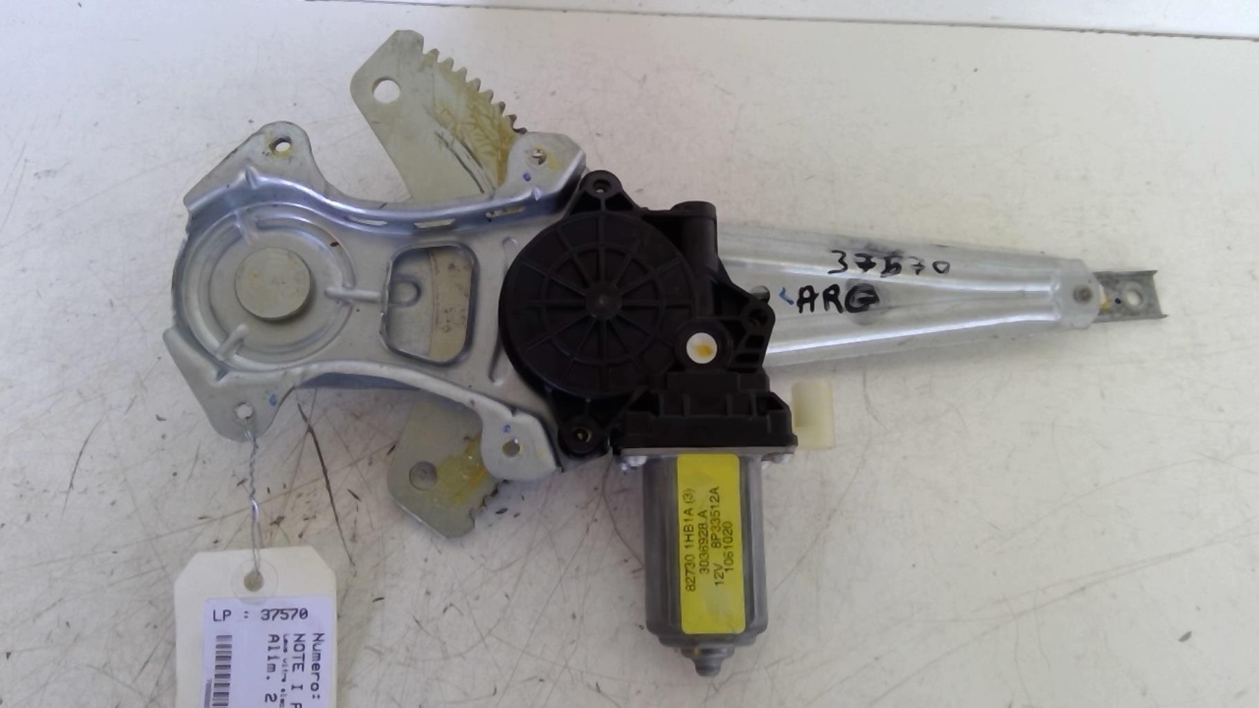 Alzacristalli elettrico posteriore sinistro NISSAN NOTE 2 Diésel - 1