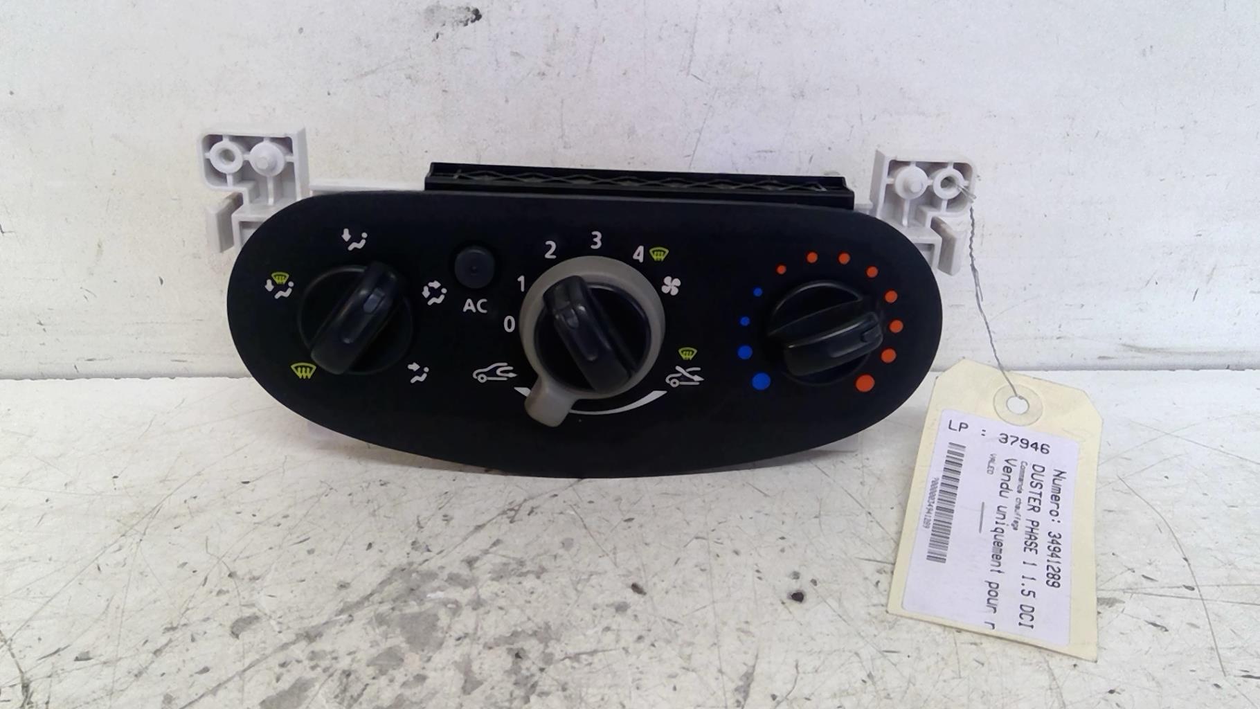 Commande chauffage DACIA DUSTER 1 PHASE 1 Diesel - 1