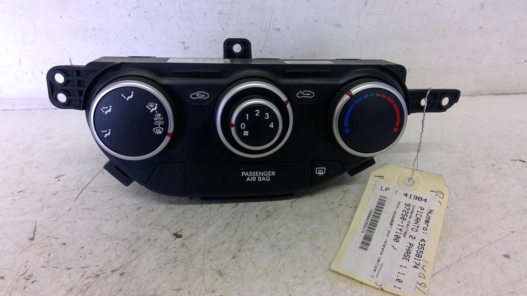 Commande chauffage KIA PICANTO 2 PHASE 1 Essence - 1