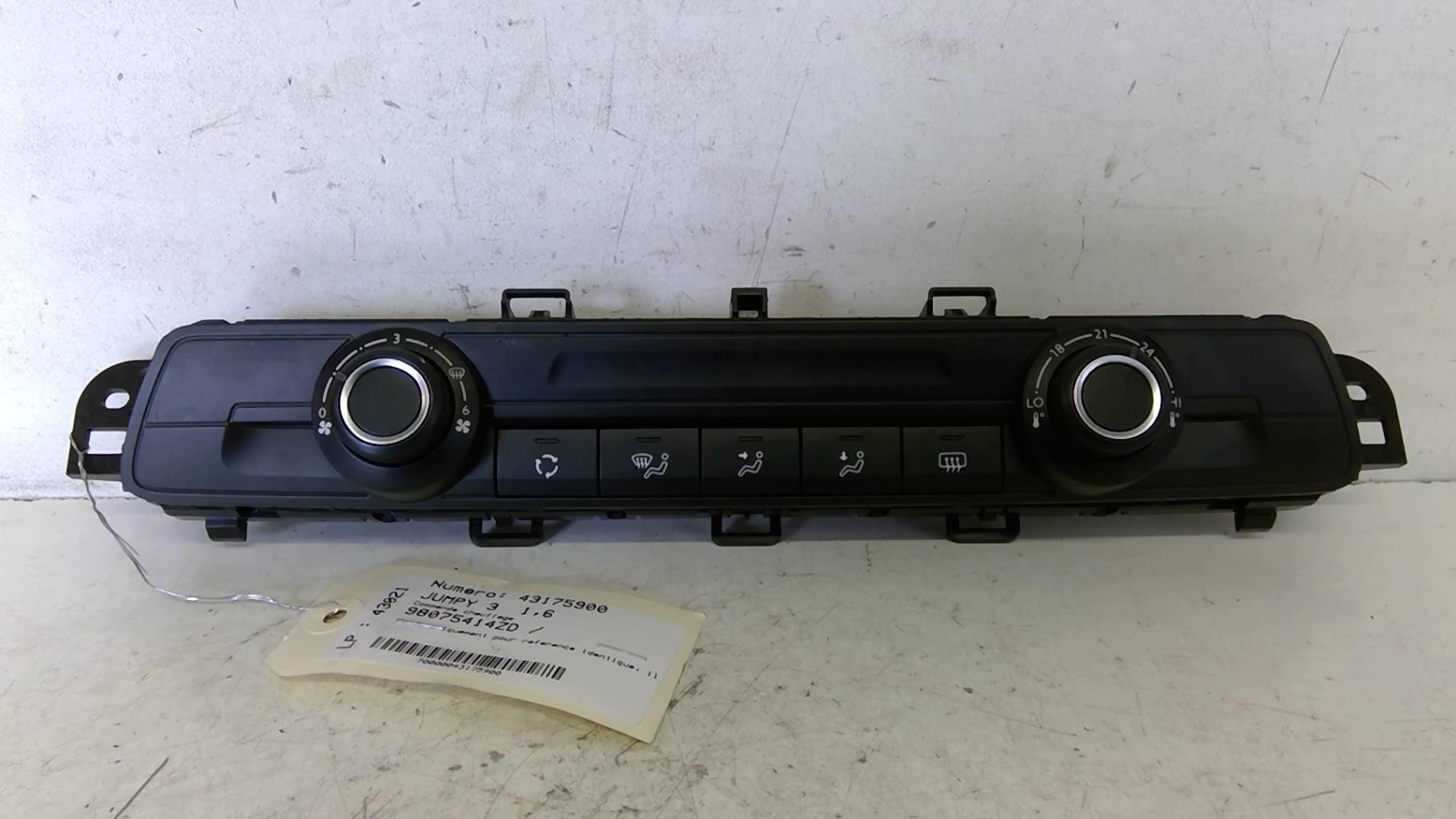 Commande chauffage CITROEN JUMPY 3 M PHASE 1 Diesel - 1