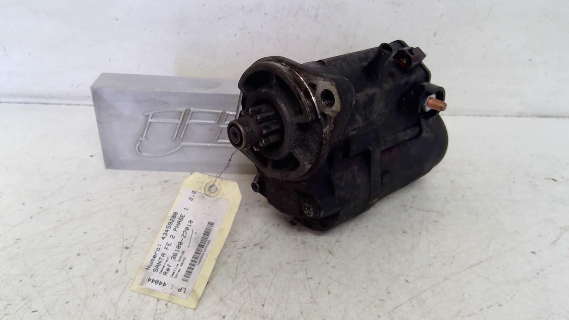Motorino avviamento HYUNDAI SANTA FE 2 PHASE 1 Diésel - 1