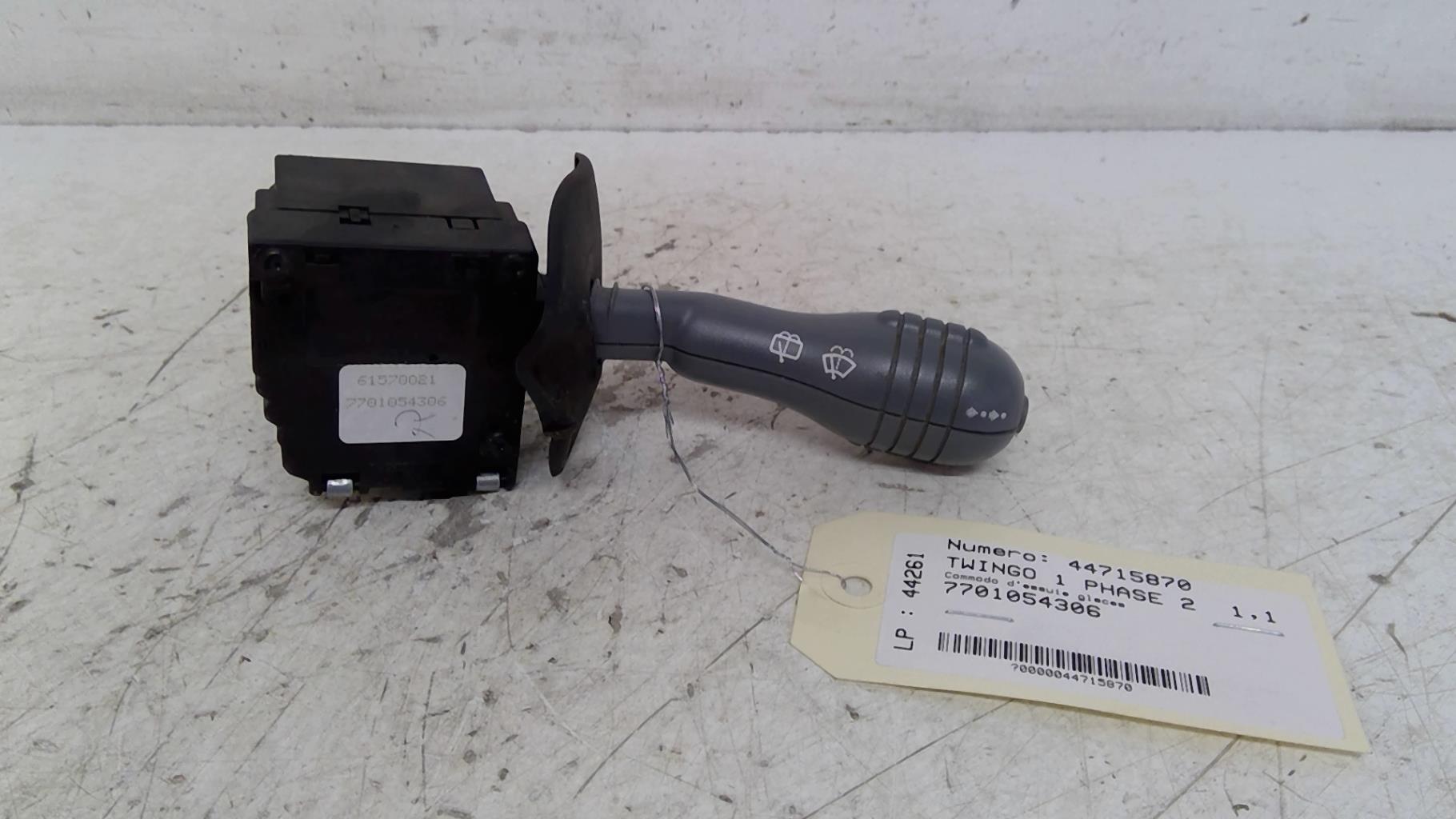 Commodo d'essuie glaces RENAULT TWINGO 1 PHASE 2 Essence - 1