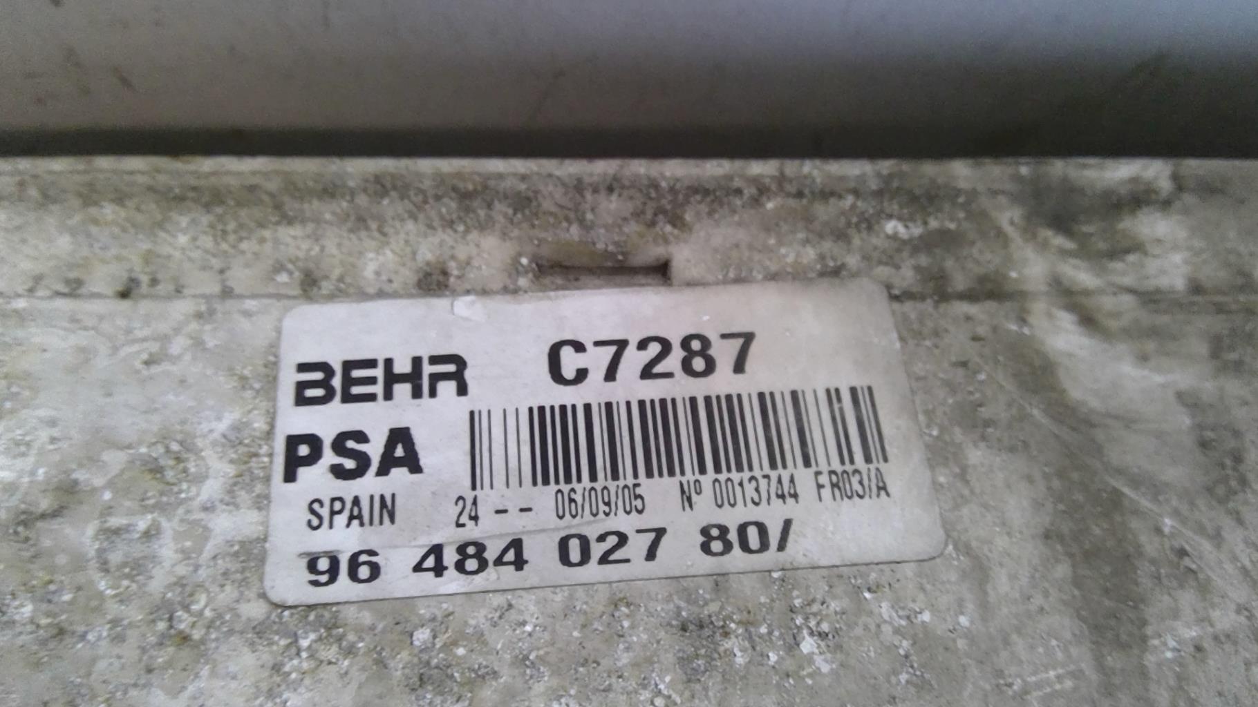 Echangeur air (Intercooler) PEUGEOT 206 PHASE 1 CABRIOLET Diesel - 1