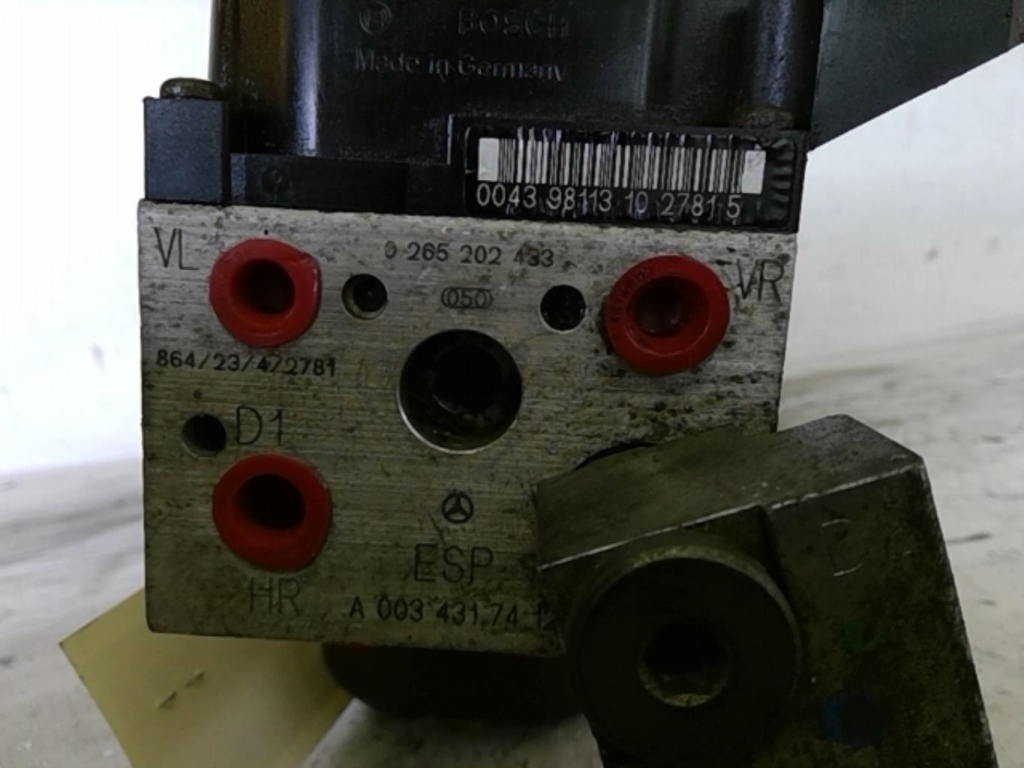 Blocco ABS (antibloccaggio freni) MERCEDES CLASSE A 168 PHASE 1 Gasolina - 1
