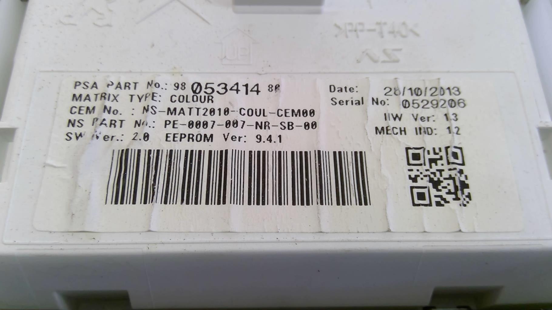Compteur PEUGEOT 2008 1 PHASE 1 Diesel - 1