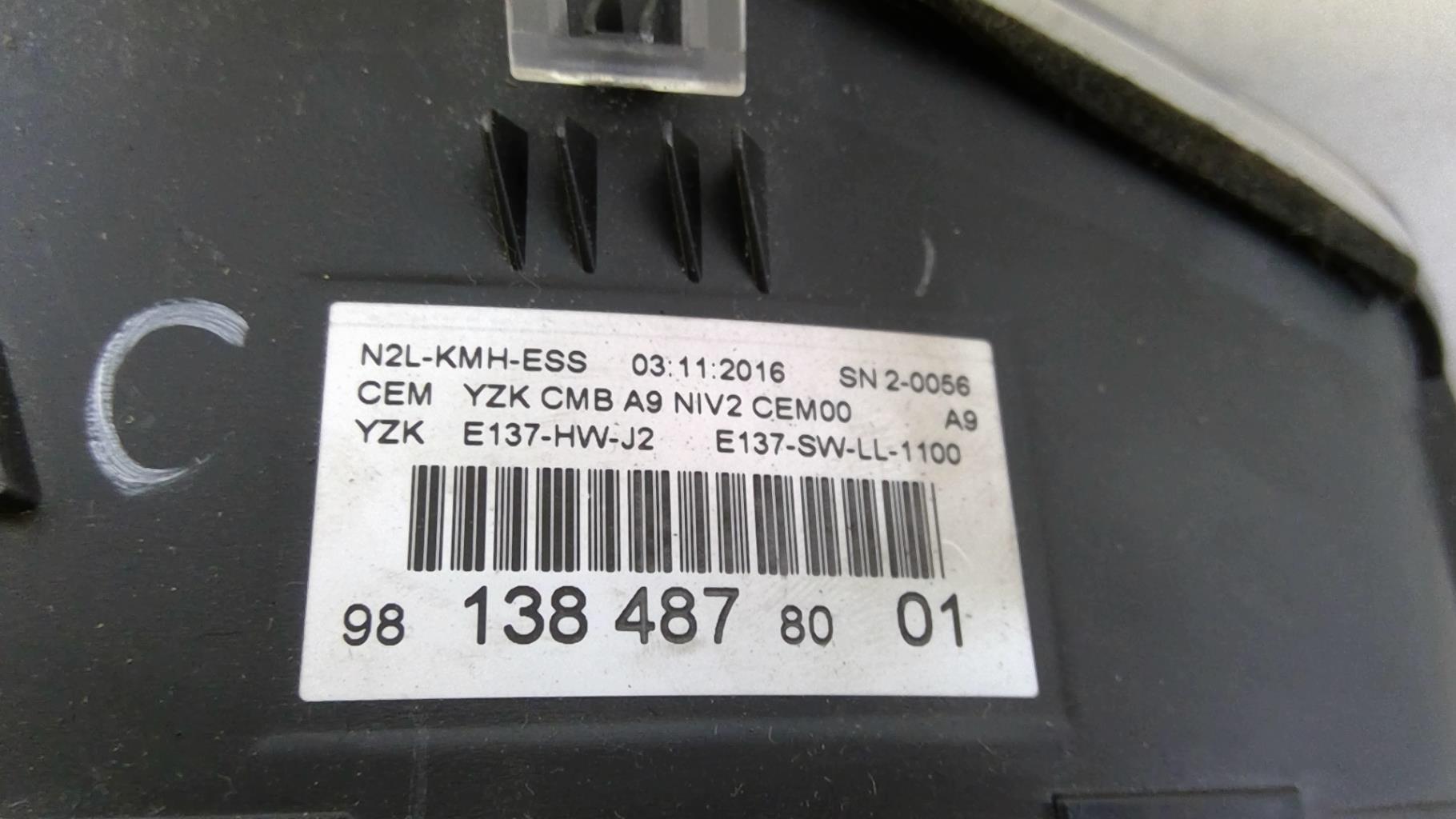 Compteur PEUGEOT 208 1 PHASE 2 Essence - 1