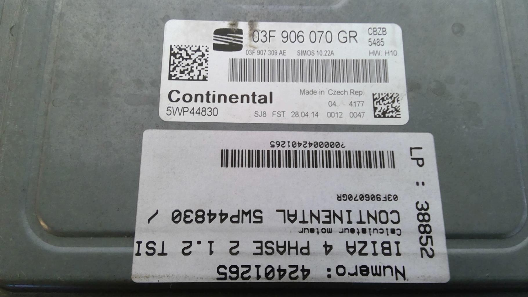 Centralina motore SEAT IBIZA 4 PHASE 2 Gasolina - 1