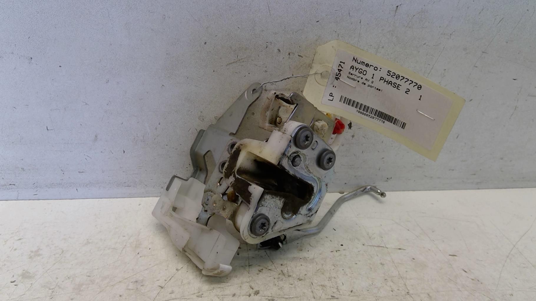 Serratura anteriore sinistra TOYOTA AYGO 1 PHASE 2 Gasolina - 1
