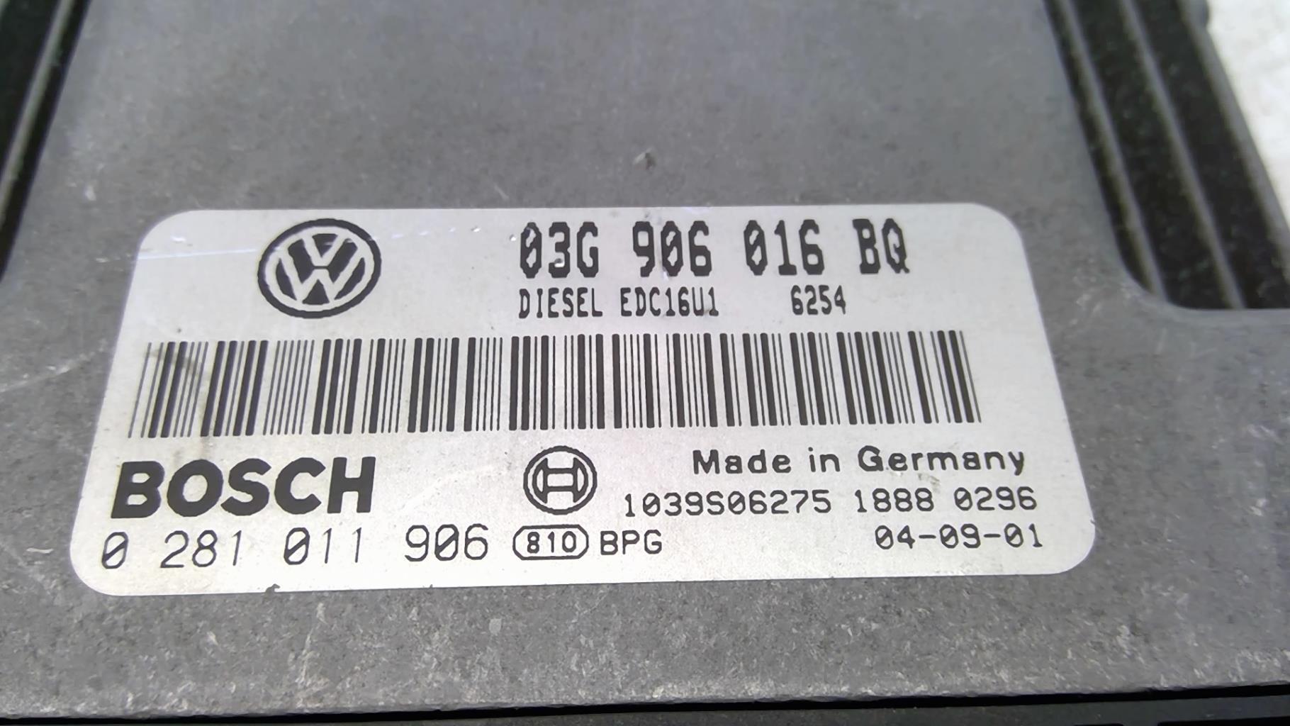 Centralina motore VOLKSWAGEN TOURAN 1 PHASE 1 Diésel - 1