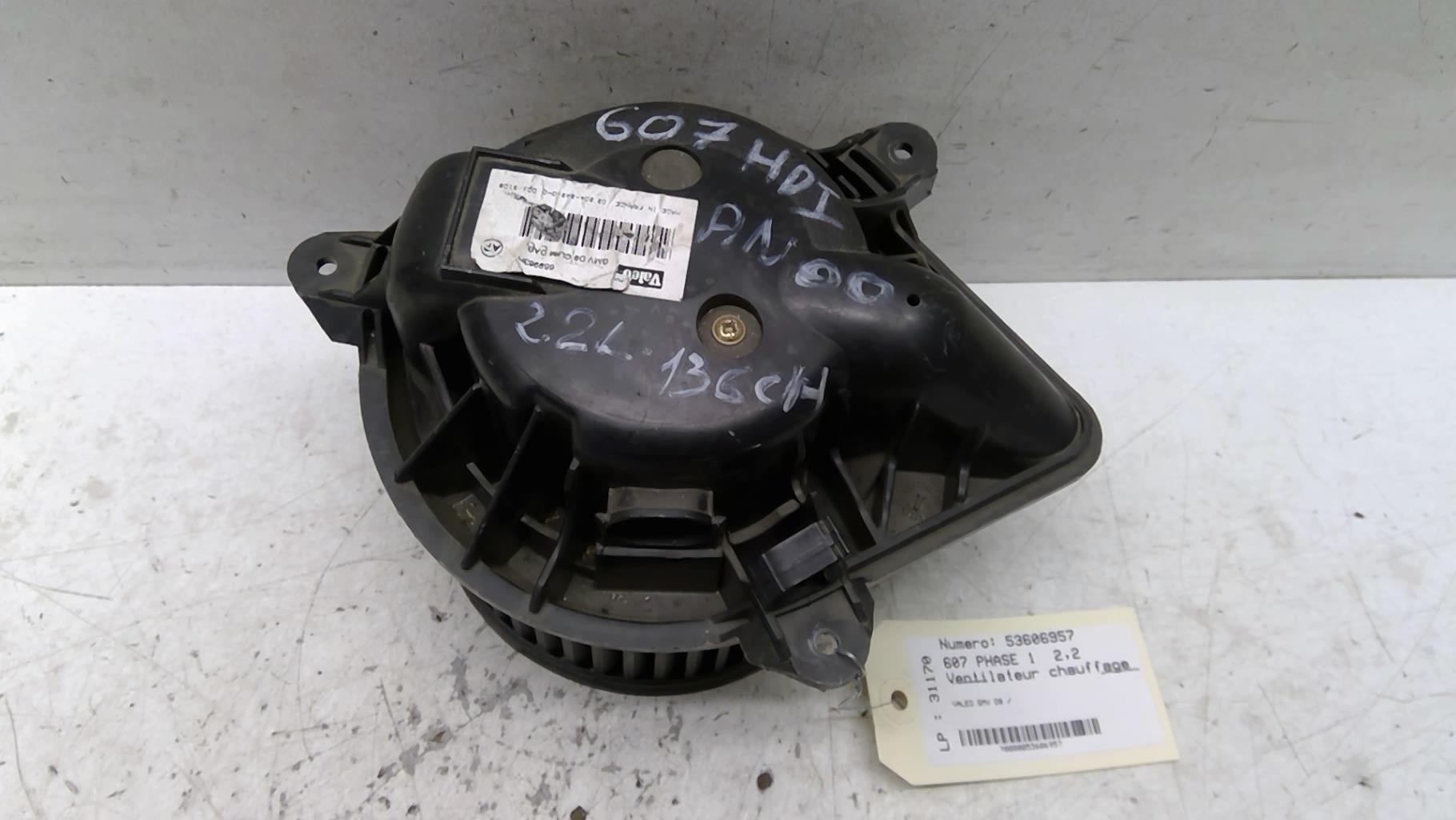 Ventola riscaldamento PEUGEOT 607 PHASE 1 Diésel - 1
