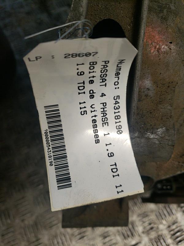 Boite de vitesses VOLKSWAGEN PASSAT 4 PHASE 1 Diesel - 1