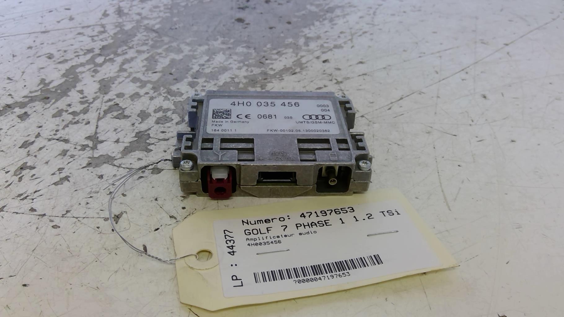 Amplificatore audio VOLKSWAGEN GOLF 7 PHASE 1 Gasolina - 1