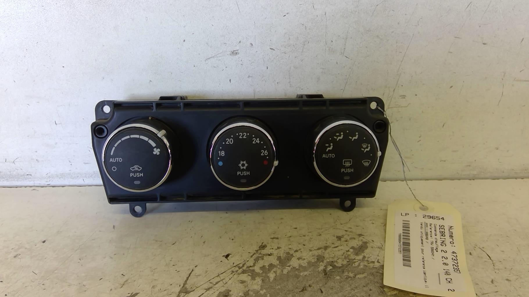 Commande chauffage CHRYSLER SEBRING 2 Diesel - 1