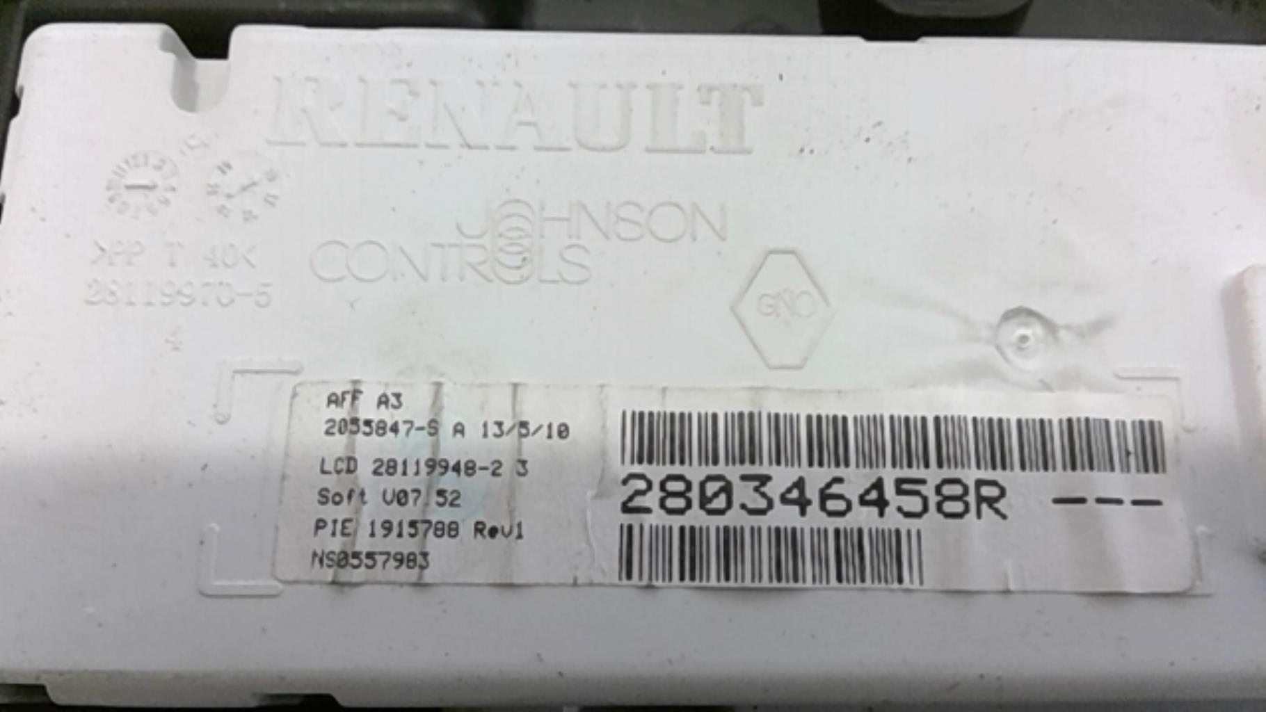 Afficheur RENAULT MEGANE 3 PHASE 1 BREAK Diesel - 1