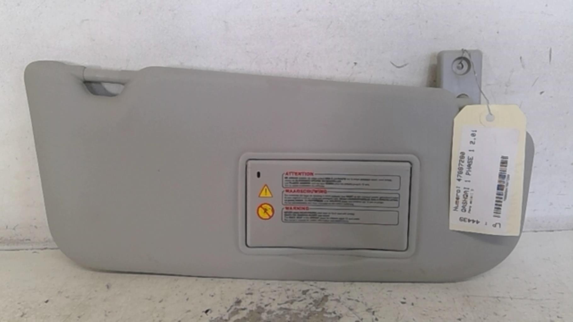 Visiera parasole destra NISSAN QASHQAI 1 PHASE 1 Gasolina - 1