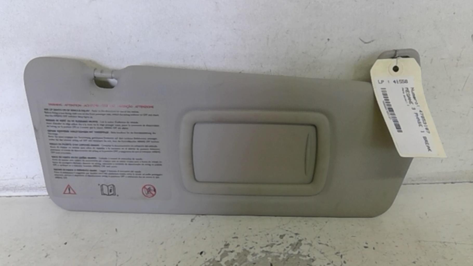 Visiera parasole destra RENAULT MEGANE 3 PHASE 1 BREAK Diésel - 1