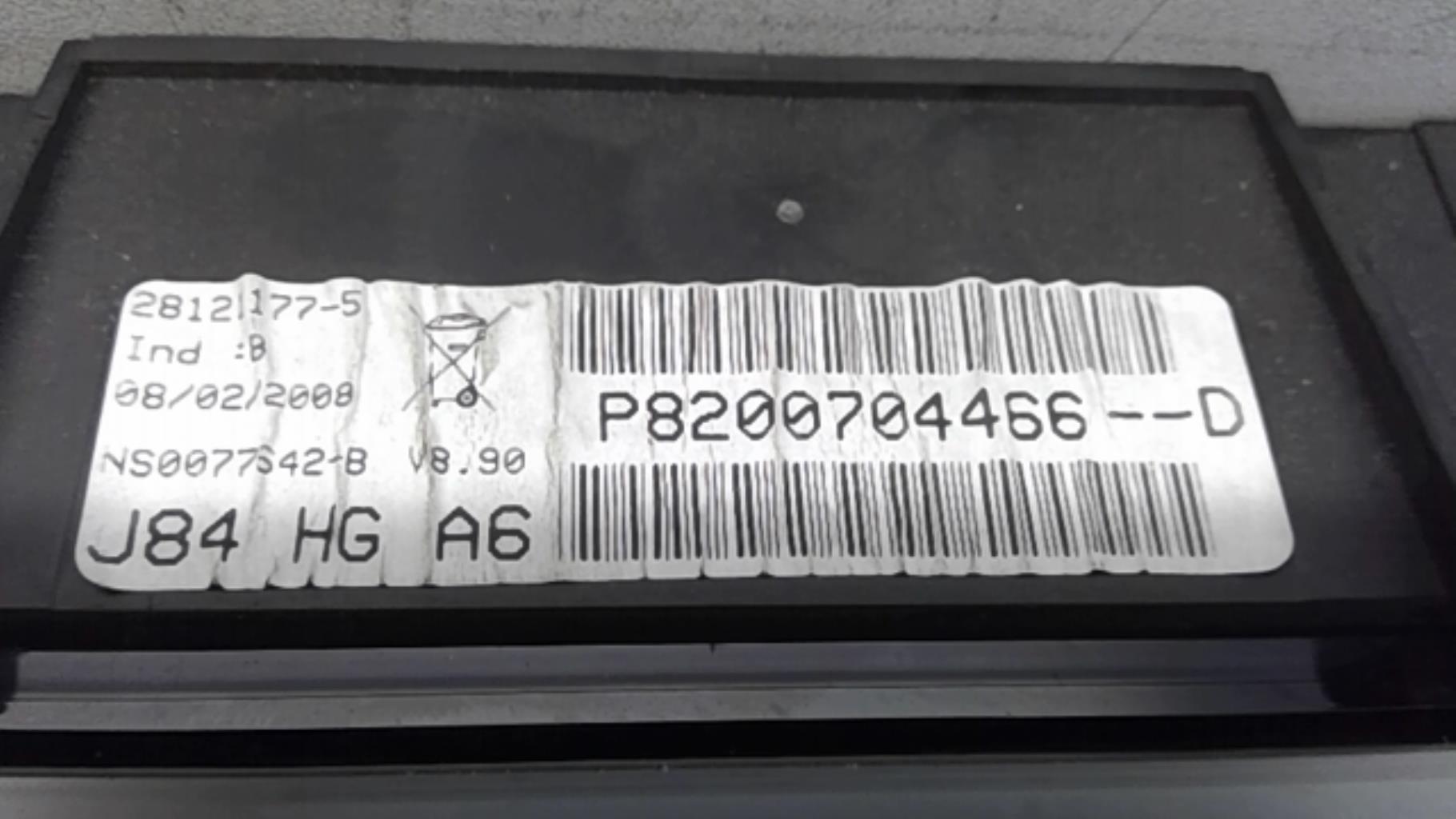 Compteur RENAULT SCENIC 2 PHASE 1 Diesel - 1