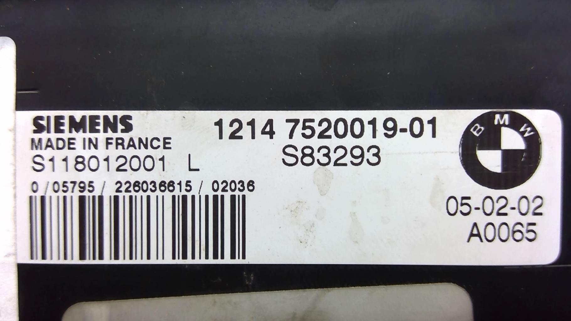 Centralina motore MINI MINI 1 R50/R53 PHASE 1 Gasolina - 1