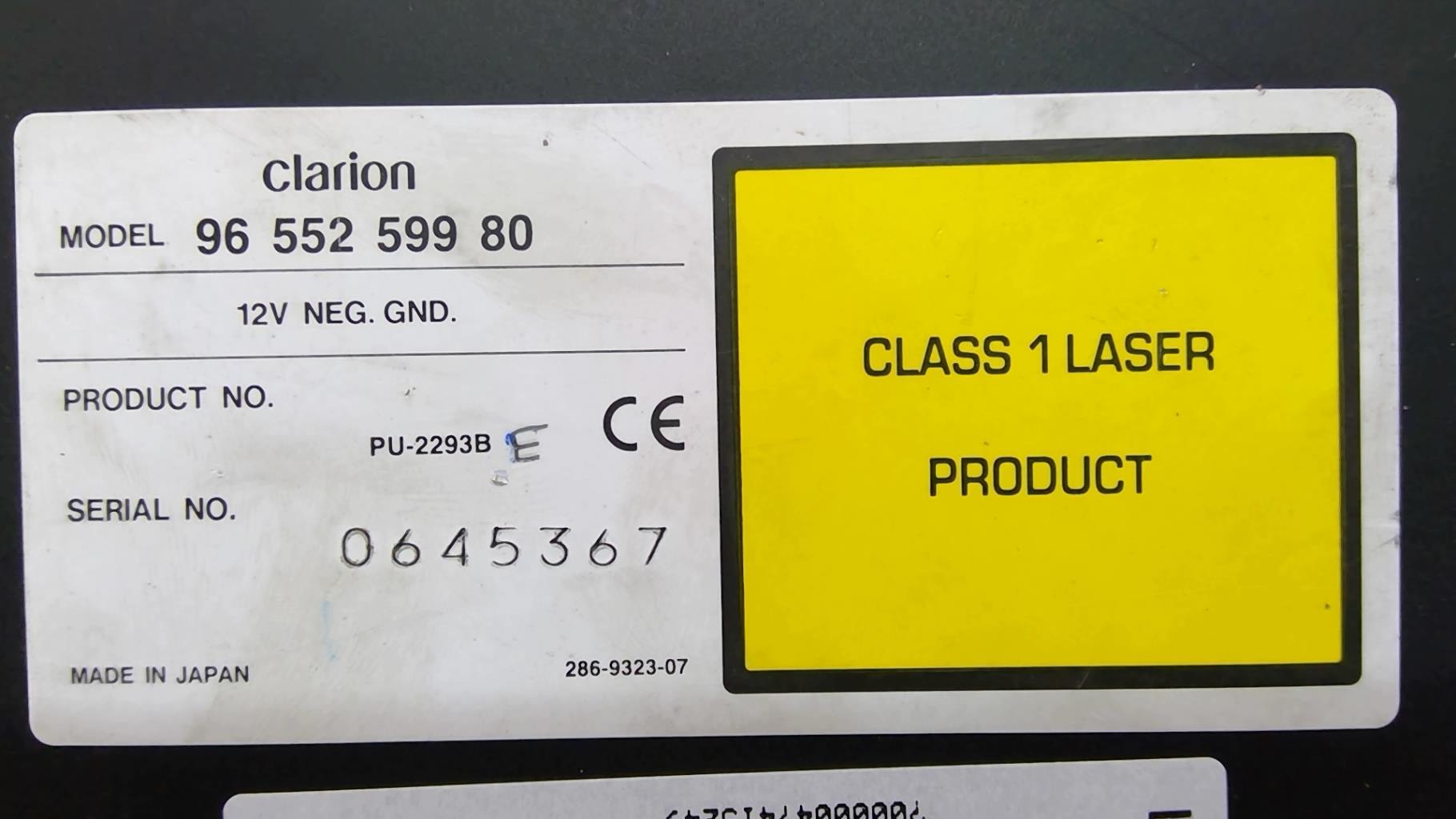 Chargeur CD RENAULT GRAND SCENIC 2 PHASE 2 Diesel - 1