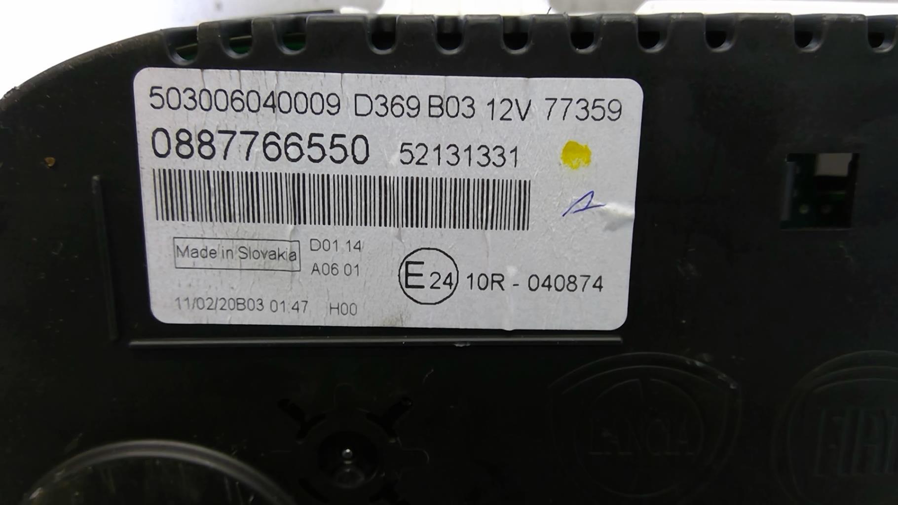 Compteur FIAT PANDA 3 PHASE 1 Essence - 1