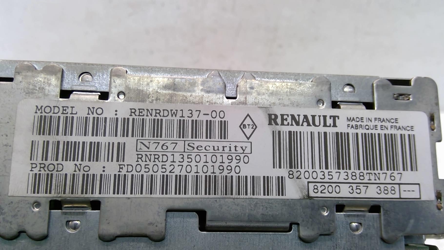 Autoradio RENAULT MODUS PHASE 1 Diesel - 1