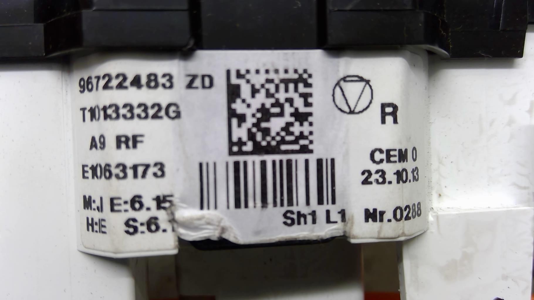 Commande chauffage PEUGEOT 208 1 PHASE 1 Diesel - 1