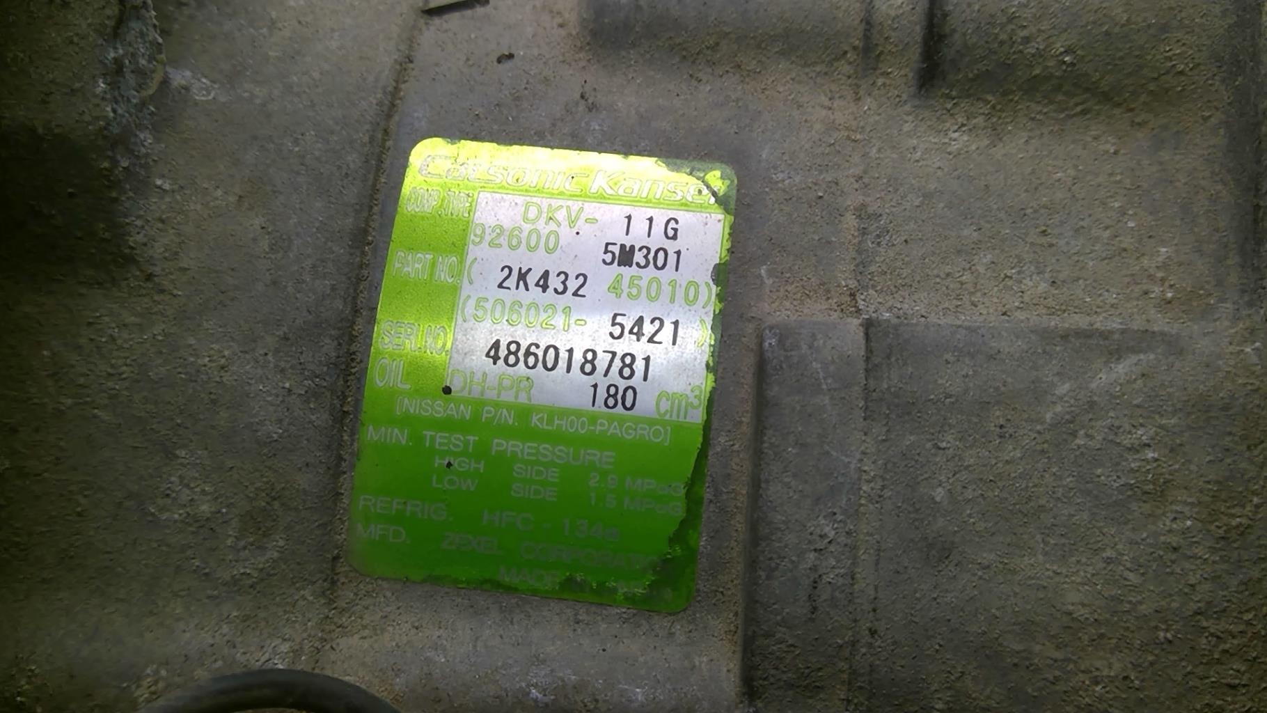 Compressore clima NISSAN X-TRAIL 1 PHASE 2 Diésel - 1
