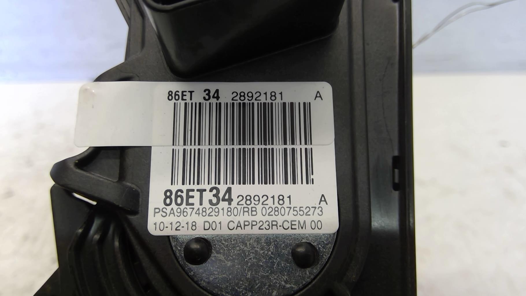 Potenziometro pedale acceleratore PEUGEOT 308 2 SW PHASE 2 BREAK Diésel - 1