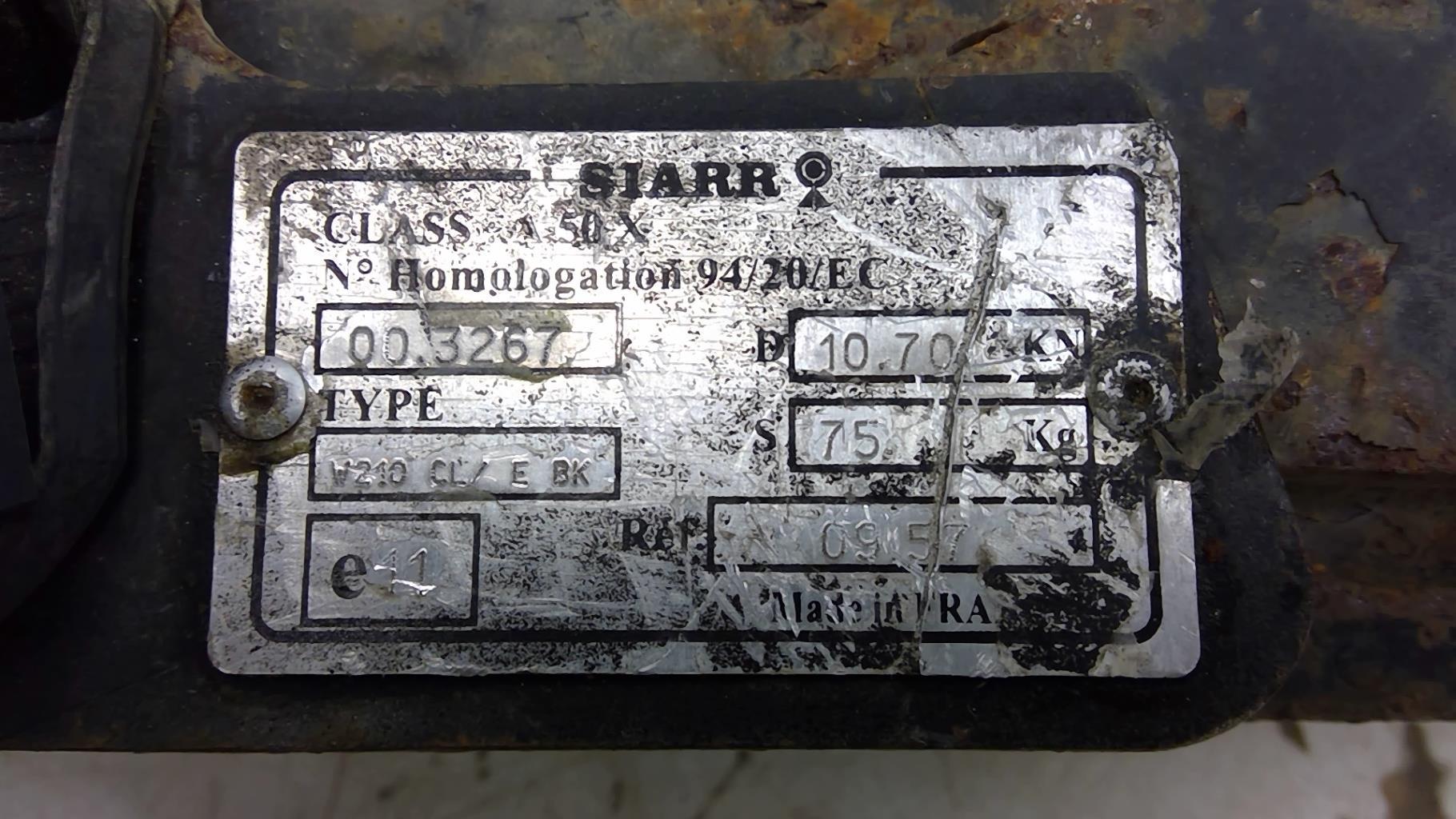 Attelage (boule de remorquage) MERCEDES CLASSE E 210 PHASE 1 BREAK Diesel - 1