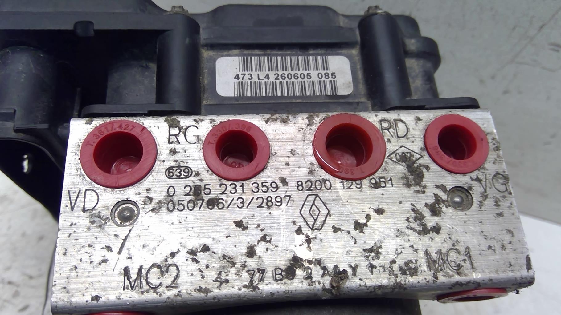 Bloc ABS (freins anti-blocage) RENAULT MODUS PHASE 1 Essence - 1