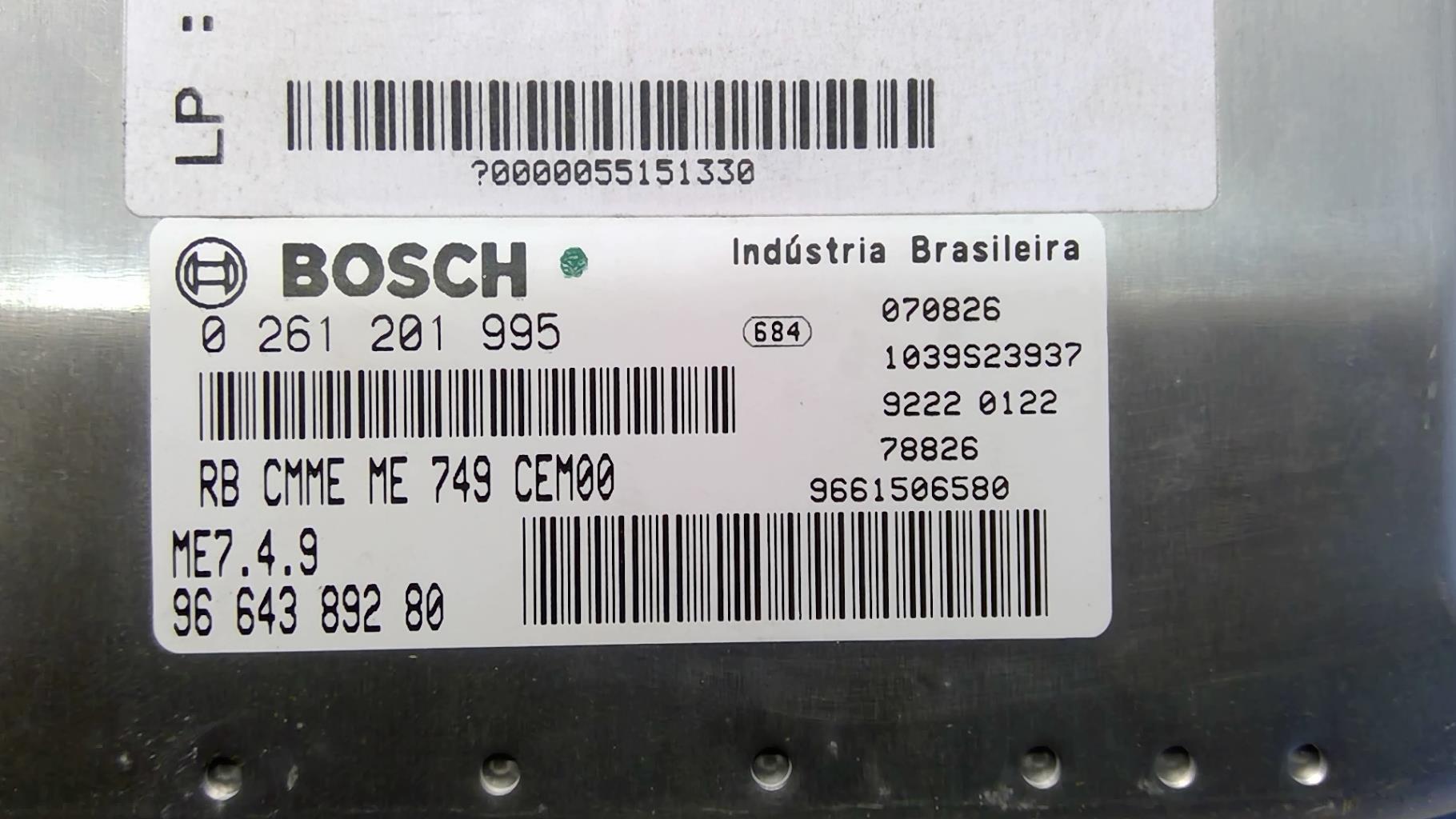 Centralina motore CITROEN C4 1 PHASE 1 Gasolina - 1