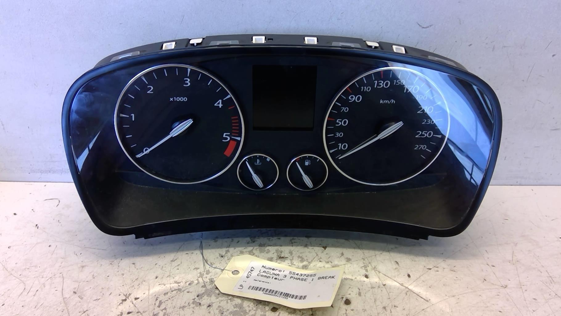 Compteur RENAULT LAGUNA 3 PHASE 1 BREAK Diesel - 1