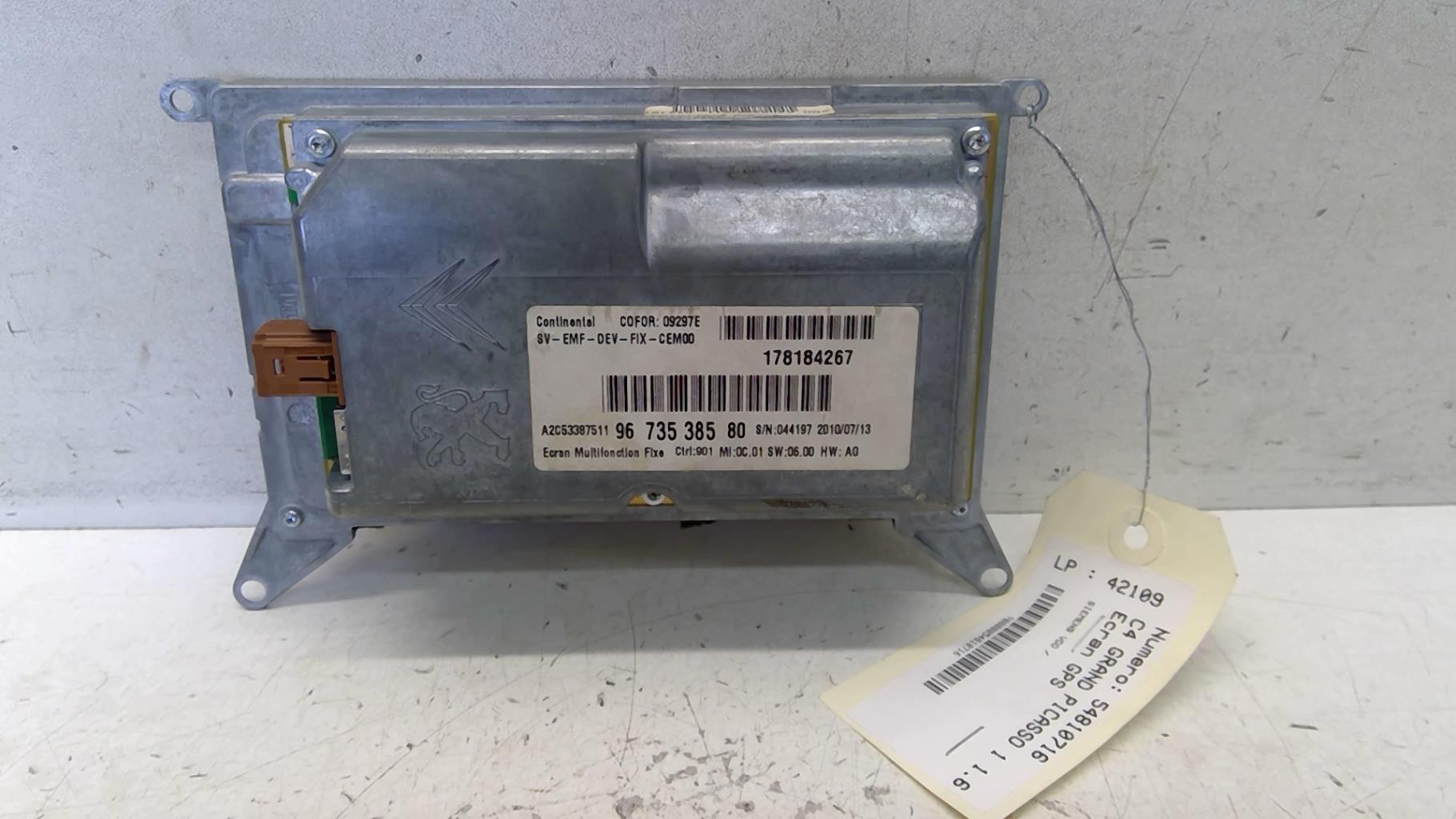 Schermo GPS CITROEN C4 GRAND PICASSO 1 Diésel - 1