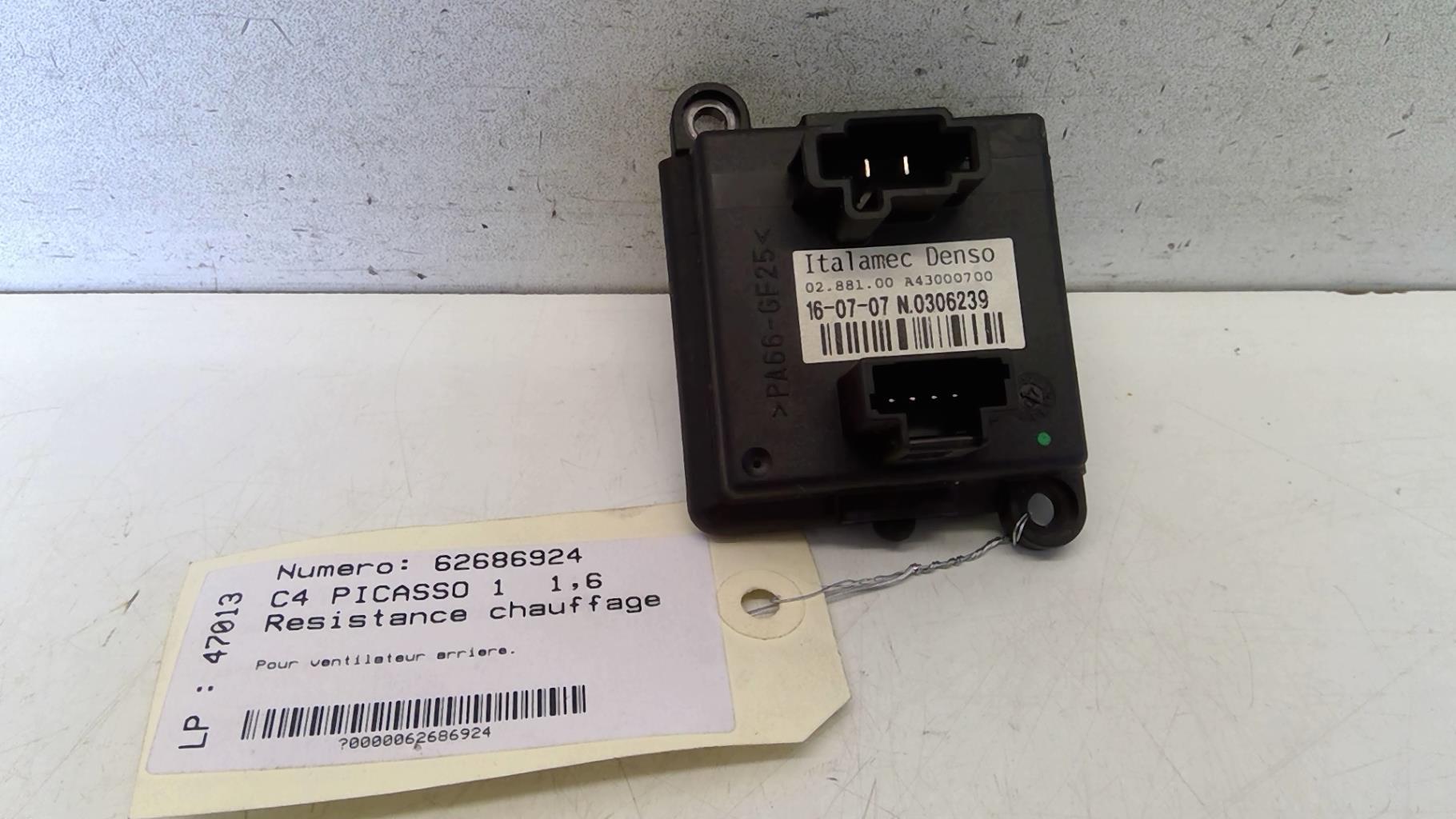 Resistenza riscaldamento CITROEN C4 PICASSO 1 Diésel - 1