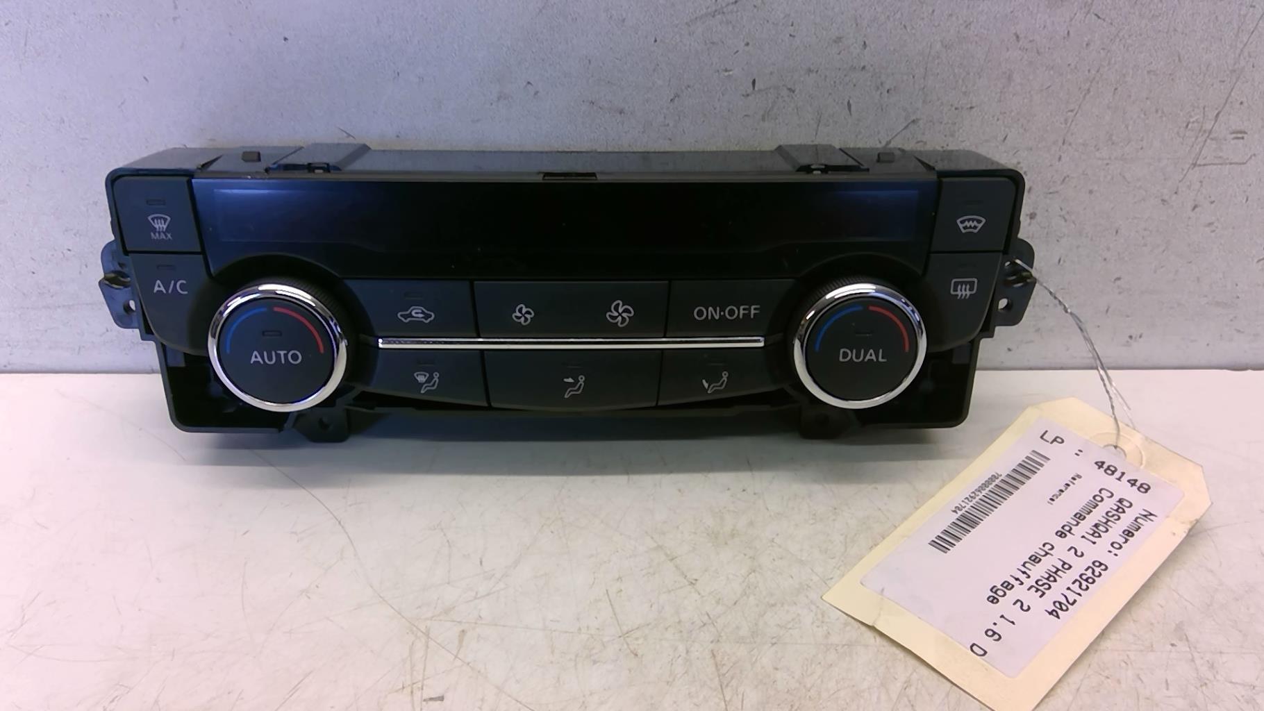 Commande chauffage NISSAN QASHQAI 2 PHASE 2 Diesel - 1