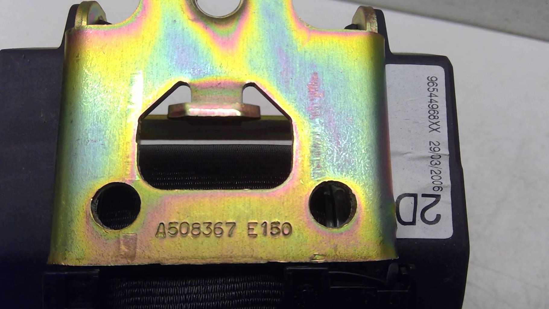 Cintura di sicurezza posteriore destra PEUGEOT 206 PHASE 2 Gasolina - 1