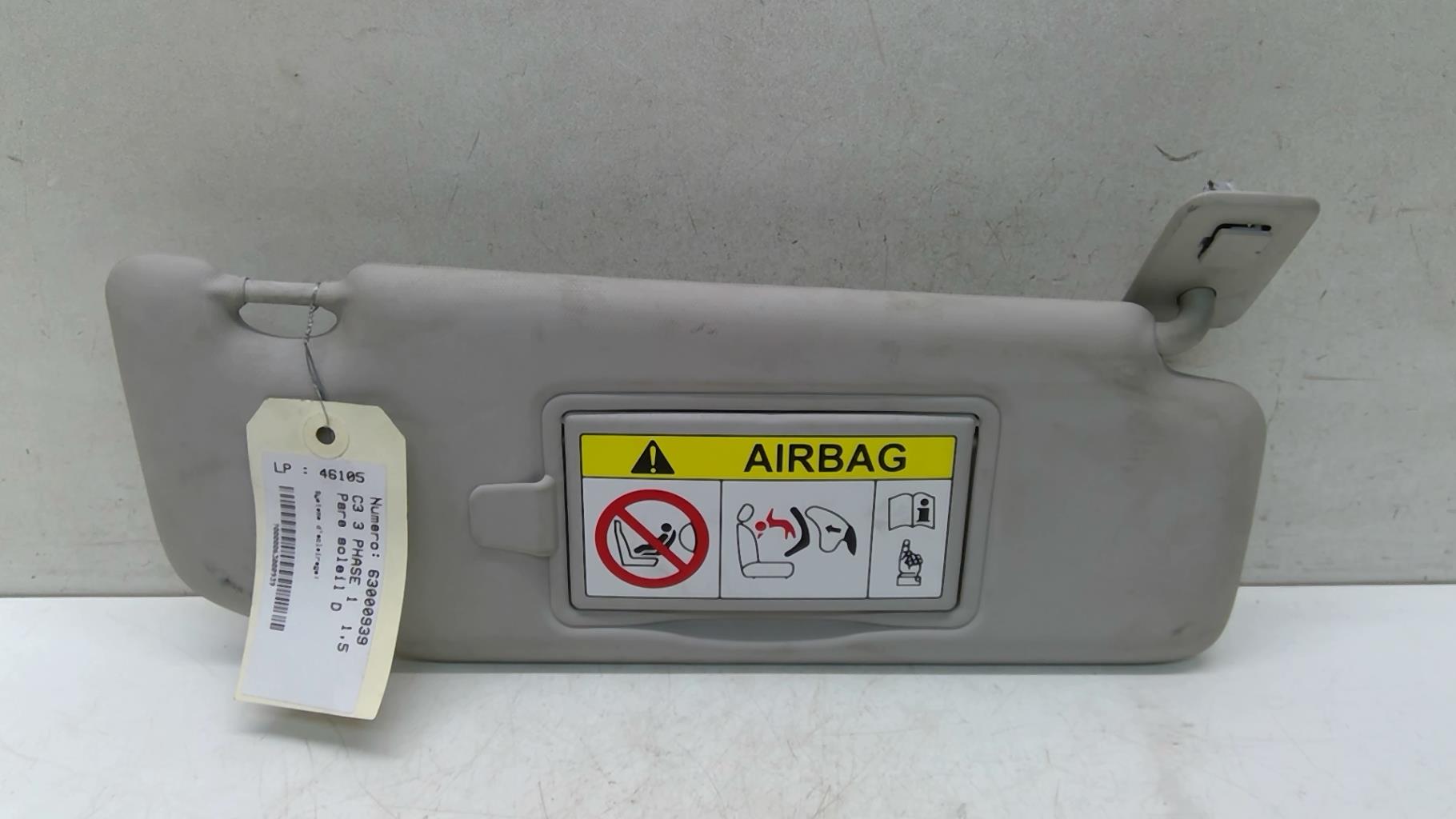Visiera parasole destra CITROEN C3 3 PHASE 1 Diésel - 1
