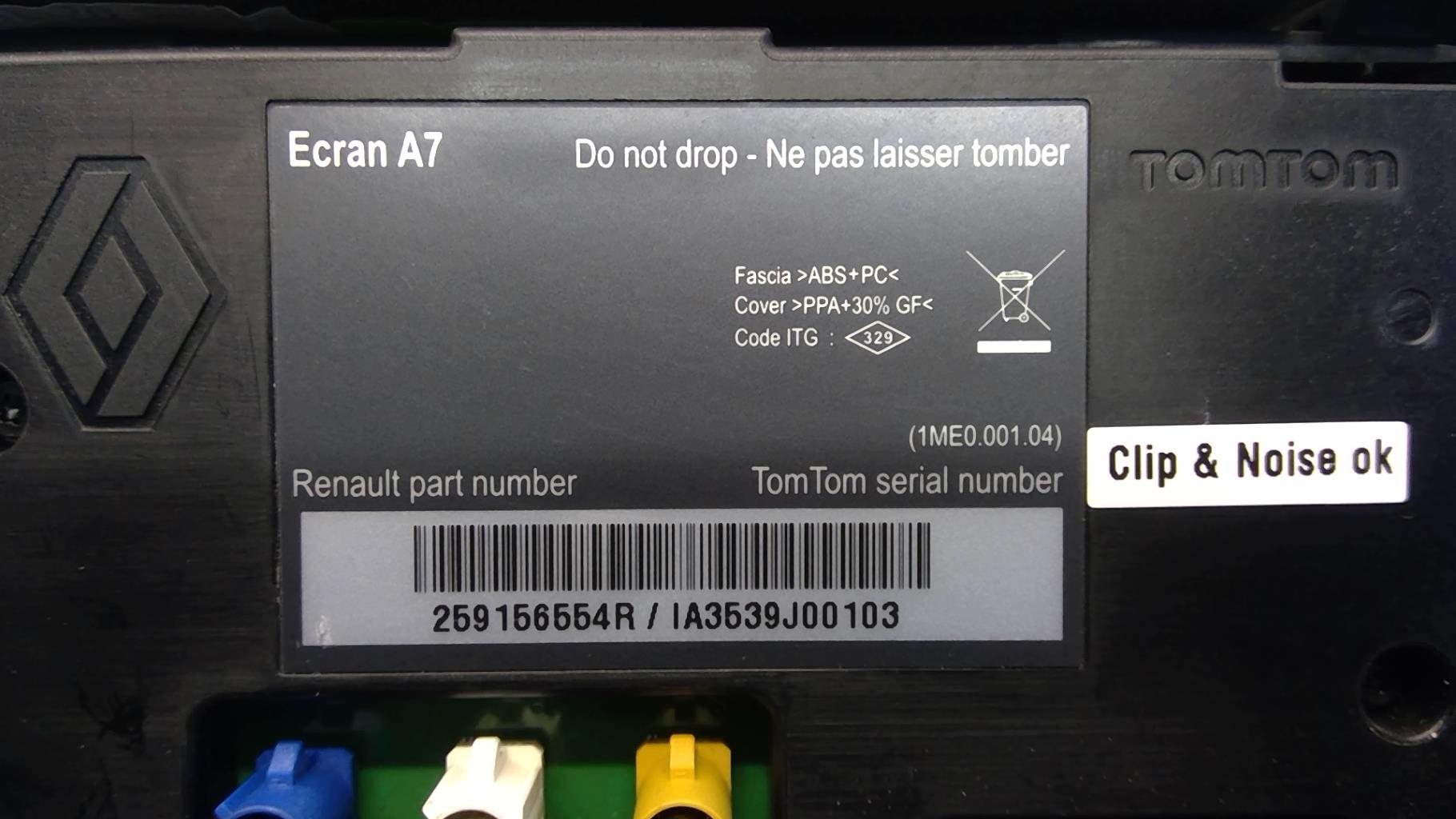 Ecran GPS RENAULT MEGANE 3 PHASE 1 Diesel - 1